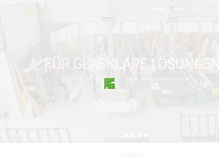 Tablet Screenshot of glasfelber.ch
